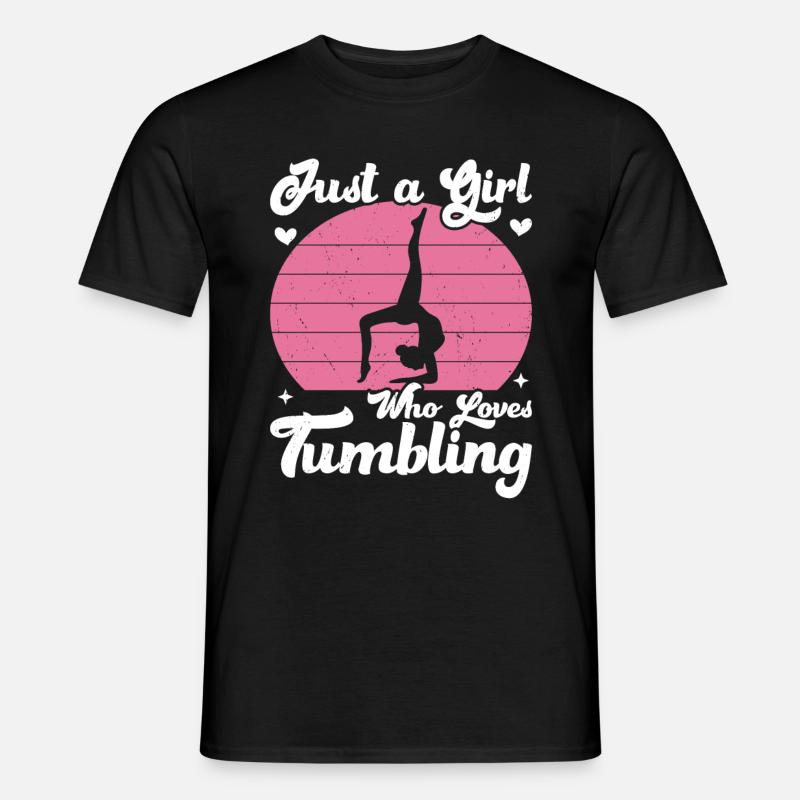 Stolpern - Männer T-Shirt - Schwarz