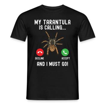 Tarantula - Men's T-Shirt - black - Front - AI Model Male 178 light (178cm)