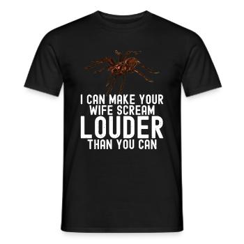 Tarantula - Men's T-Shirt - black - Front - AI Model Male 178 light (178cm)