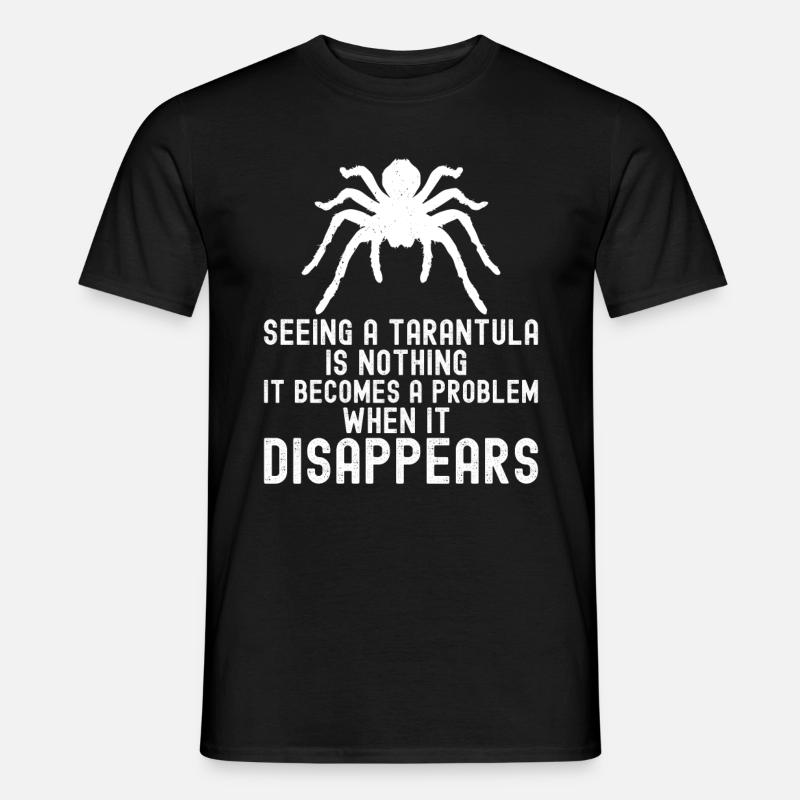 Tarantel - Männer T-Shirt - Schwarz