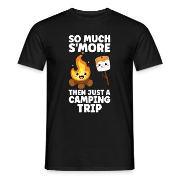 Marshmallow S'more - Men's T-Shirt - black - Front - AI Model Male 178 light (178cm)
