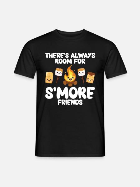 Marshmallow S'more - Men's T-Shirt - black