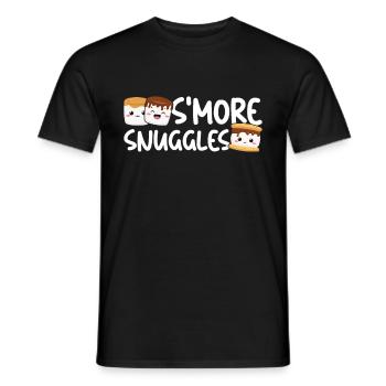 Marshmallow S'more - Men's T-Shirt - black - Front - AI Model Male 178 light (178cm)