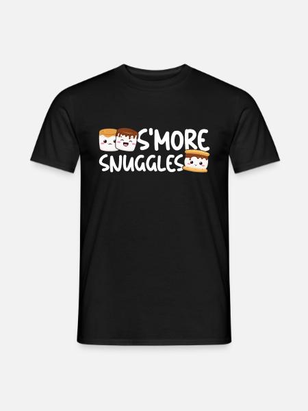 Marshmallow S'more - Men's T-Shirt - black