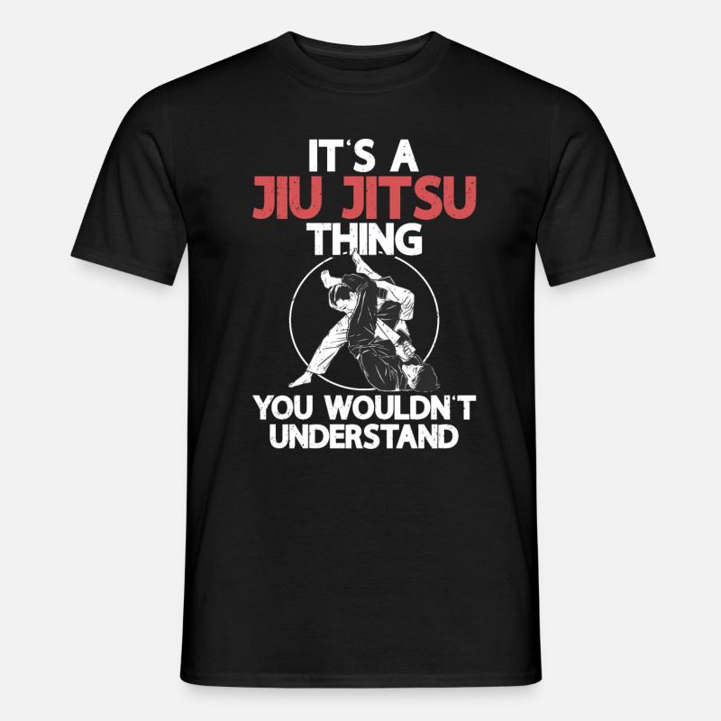 Jiu Jitsu - Männer T-Shirt - Schwarz