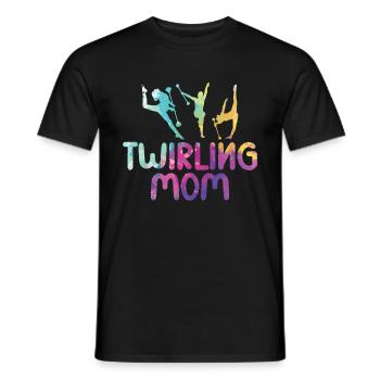 Tambourstab swirling - Men's T-Shirt - black - Front - AI Model Male 178 light (178cm)