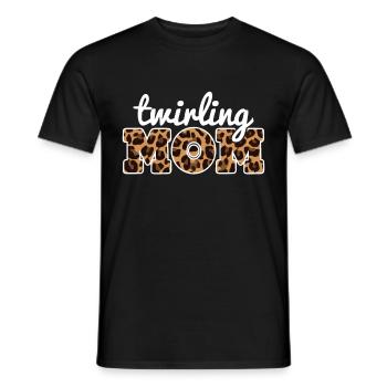 Tambourstab swirling - Men's T-Shirt - black - Front - AI Model Male 178 light (178cm)
