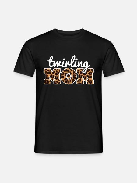 Tambourstab swirling - Men's T-Shirt - black