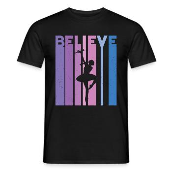 Tambourstab swirling - Men's T-Shirt - black - Front - AI Model Male 178 light (178cm)