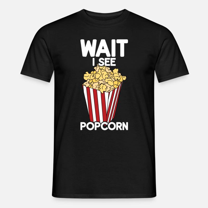 Popcorn - Men's T-Shirt - black