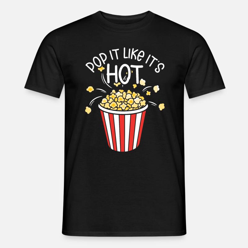 Popcorn - Men's T-Shirt - black