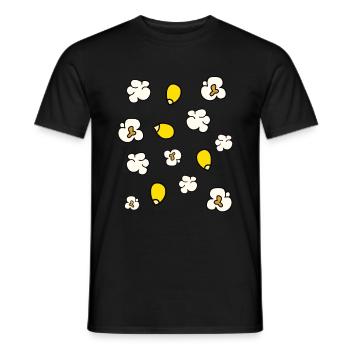 Pop-corn - T-shirt homme - noir - Devant - AI Model Male 178 light (178cm)