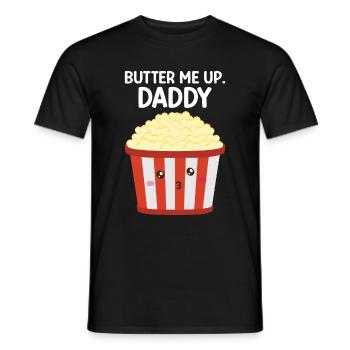 Pop-corn - T-shirt homme - noir - Devant - AI Model Male 178 light (178cm)