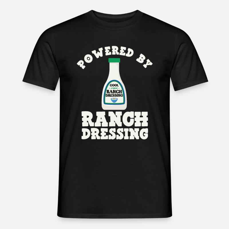 Ranch -Dressing -Ranch -Salatdressing - Männer T-Shirt - Schwarz
