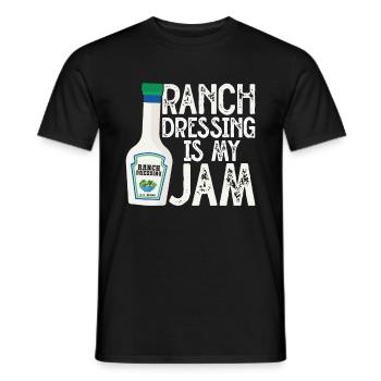 Ranch -Vinaigrette -Ranch -Vinaigrette - T-shirt homme - noir - Devant - AI Model Male 178 light (178cm)