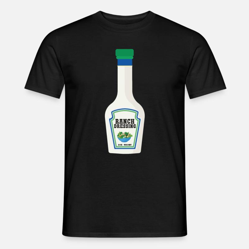 Ranch -Dressing -Ranch -Salatdressing - Männer T-Shirt - Schwarz