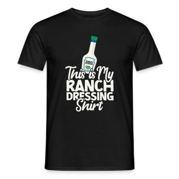 Ranch -Vinaigrette -Ranch -Vinaigrette - T-shirt homme - noir - Devant - AI Model Male 178 light (178cm)