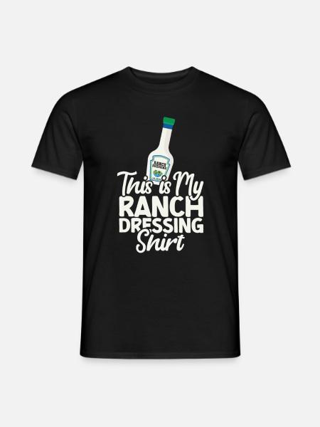 Ranch -Dressing -Ranch -Salatdressing - Männer T-Shirt - Schwarz