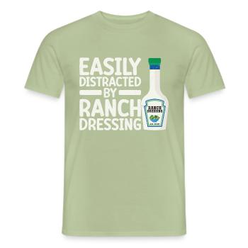 Ranch -Dressing -Ranch -Salatdressing - Männer T-Shirt - Sage - Vorne - AI Model Male 178 light (178cm)