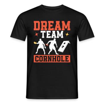 Cornhole - T-shirt homme - noir - Devant - AI Model Male 178 light (178cm)