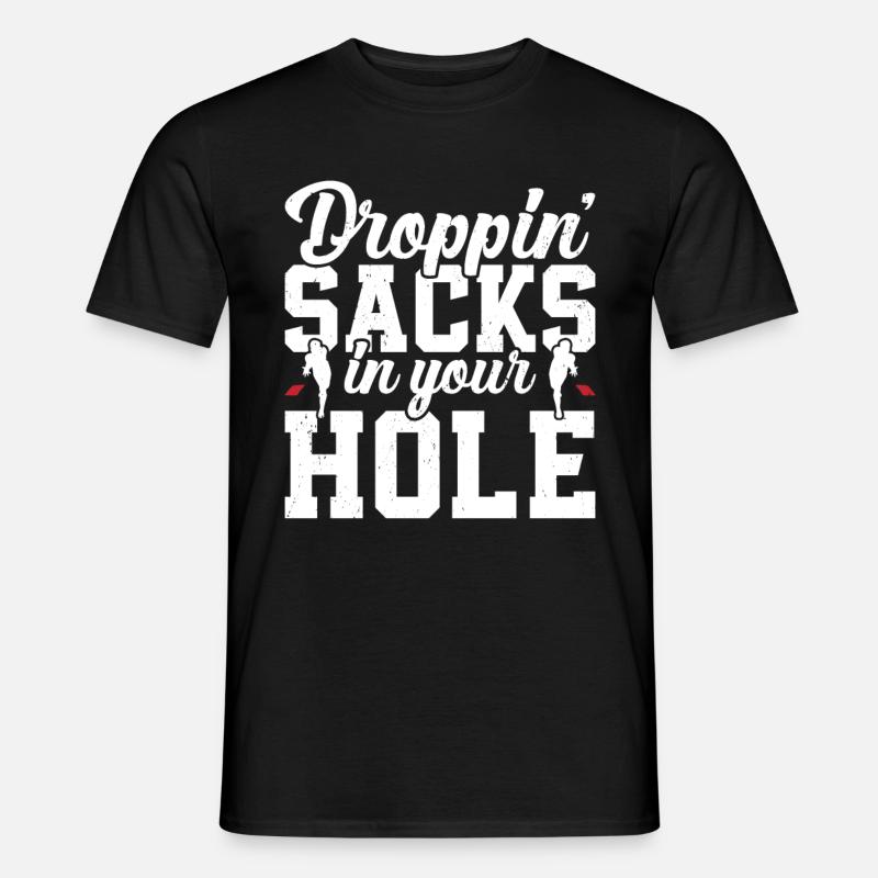 Cornhole - Männer T-Shirt - Schwarz