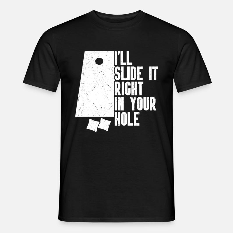 Cornhole - Männer T-Shirt - Schwarz