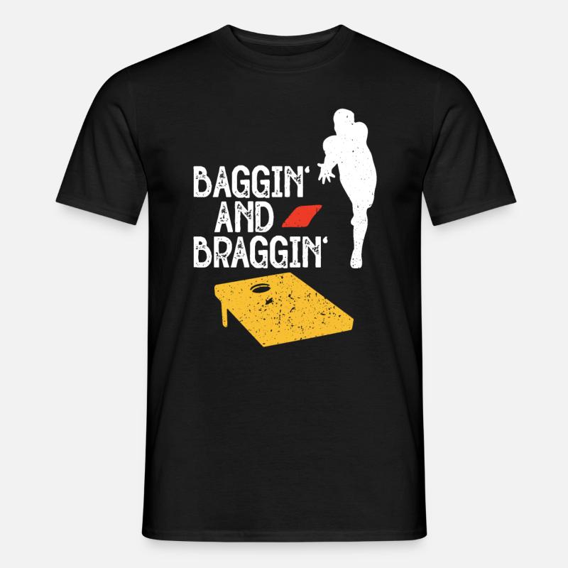 Cornhole - Männer T-Shirt - Schwarz