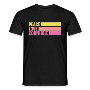 Cornhole - T-shirt homme - noir - Devant - AI Model Male 178 light (178cm)