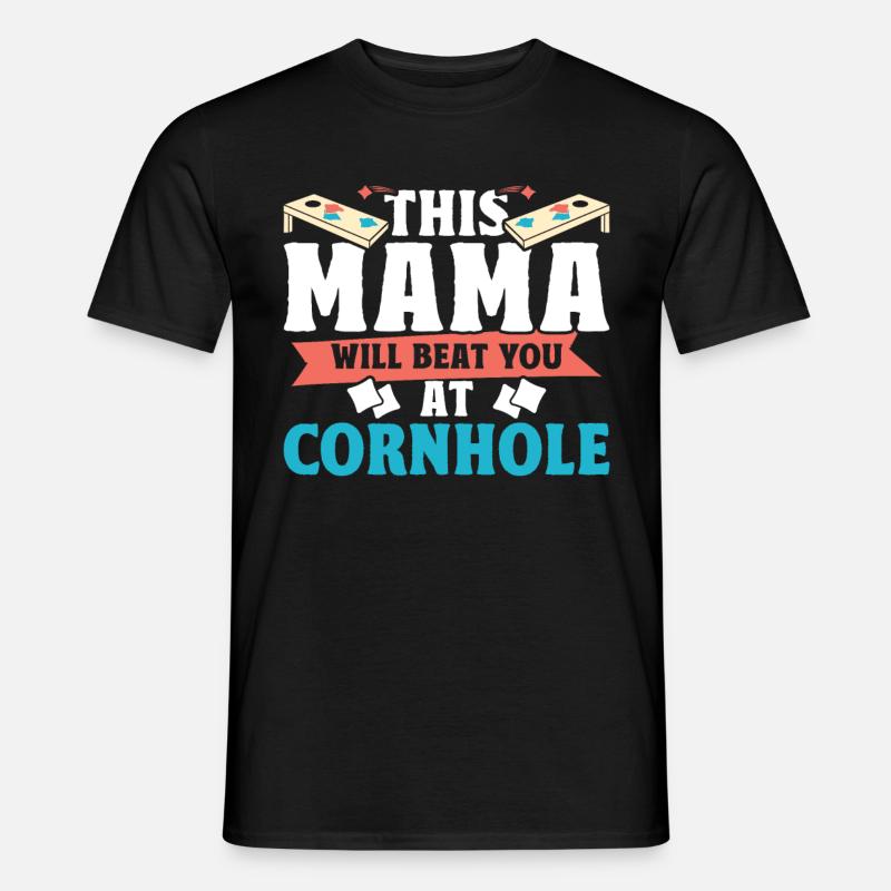 Cornhole - Männer T-Shirt - Schwarz