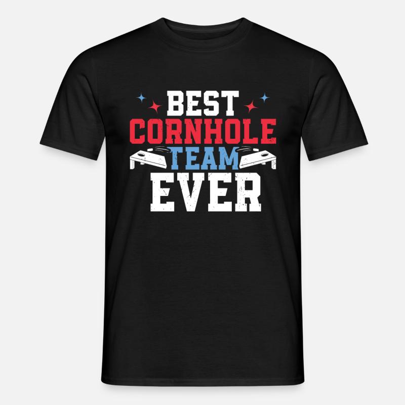 Cornhole - Männer T-Shirt - Schwarz