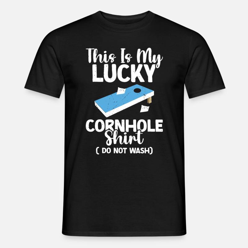 Cornhole - Männer T-Shirt - Schwarz