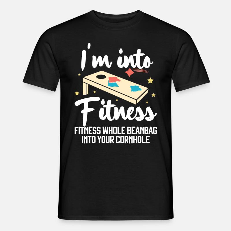 Cornhole - Männer T-Shirt - Schwarz