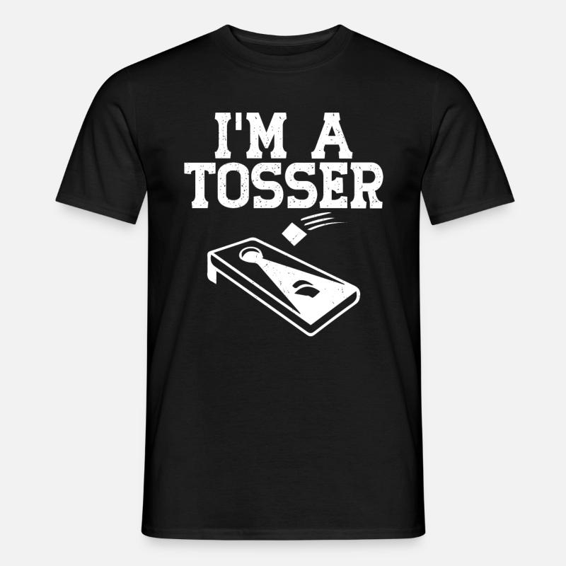 Cornhole - Men’s T-shirt - black