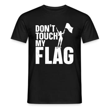 Farbschutz - Männer T-Shirt - Schwarz - Vorne - AI Model Male 178 light (178cm)
