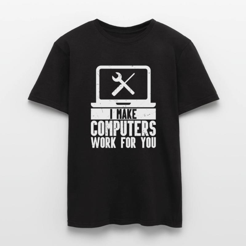 Computer Repair Technology Support Technology Men's T-Shirt