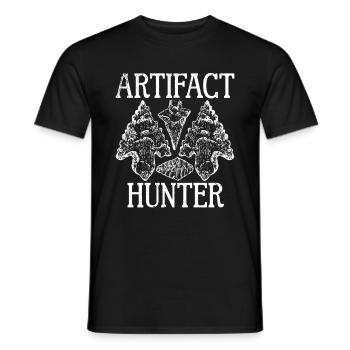 Pfeilspitzenjagd Artefakte Bogenschießen - Männer T-Shirt - Schwarz - Vorne - AI Model Male 178 light (178cm)