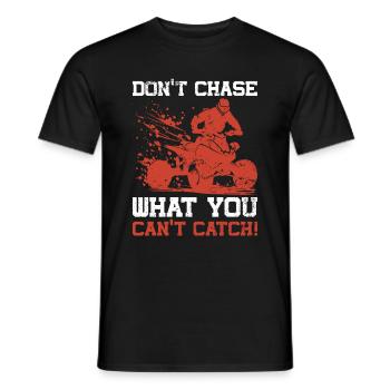 Quad Racing ATV Wheeler Dirt Road - Männer T-Shirt - Schwarz - Vorne - AI Model Male 178 light (178cm)