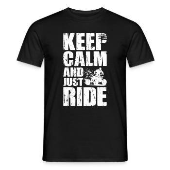Quad Racing ATV Wheeler Dirt Road - Männer T-Shirt - Schwarz - Vorne - AI Model Male 178 light (178cm)