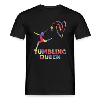 Tumbler Gymnaste Fille Tumbler - T-shirt homme - noir - Devant - AI Model Male 178 light (178cm)