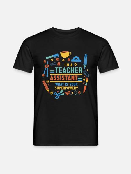 Teacher -Assistant Headmaster Teaching - Men's T-Shirt - black