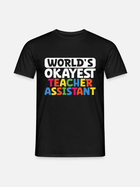Teacher -Assistant Headmaster Teaching - Men's T-Shirt - black