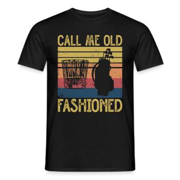 Bourbon & Golf Whikey Golfspieler Golfer - Men's T-Shirt - black - Front - AI Model Male 178 light (178cm)