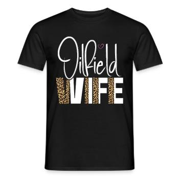 Ölfeldarbeiter Rig Roughneck Ölfeldfrau - Männer T-Shirt - Schwarz - Vorne - AI Model Male 178 light (178cm)