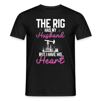 Ölfeldarbeiter Rig Roughneck Ölfeldfrau - Männer T-Shirt - Schwarz - Vorne - AI Model Male 178 light (178cm)
