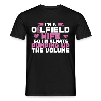 Ölfeldarbeiter Rig Roughneck Ölfeldfrau - Männer T-Shirt - Schwarz - Vorne - AI Model Male 178 light (178cm)