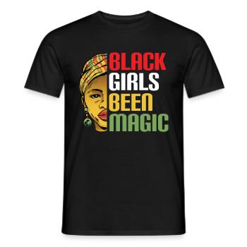Schwarze Geschichte Monat Juneteenth Afroamerikane - Männer T-Shirt - Schwarz - Vorne - AI Model Male 178 light (178cm)
