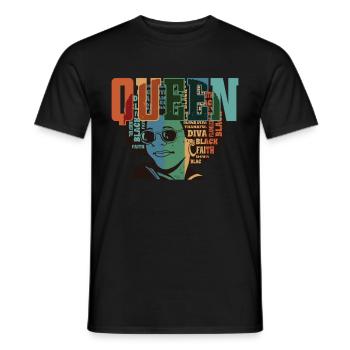 Mois de l’histoire des Noirs Juneteenth Afro-Américain - T-shirt homme - noir - Devant - AI Model Male 178 light (178cm)