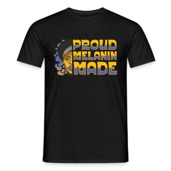 Mois de l’histoire des Noirs Juneteenth Afro-Américain - T-shirt homme - noir - Devant - AI Model Male 178 light (178cm)