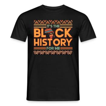 Mois de l’histoire des Noirs Juneteenth Afro-Américain - T-shirt homme - noir - Devant - AI Model Male 178 light (178cm)