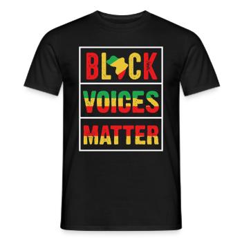 Mois de l’histoire des Noirs Juneteenth Afro-Américain - T-shirt homme - noir - Devant - AI Model Male 178 light (178cm)